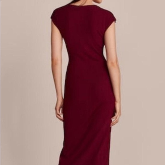 Massimo Dutti Limited Edition Dark Red Dress - Picture 3 of 10
